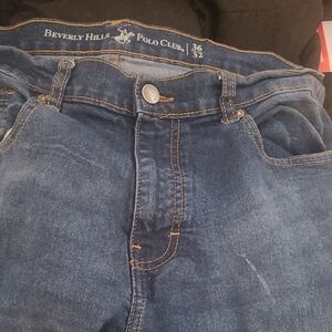 Beverly Hills Polo Club Men's Dark Blue Straight Jeans